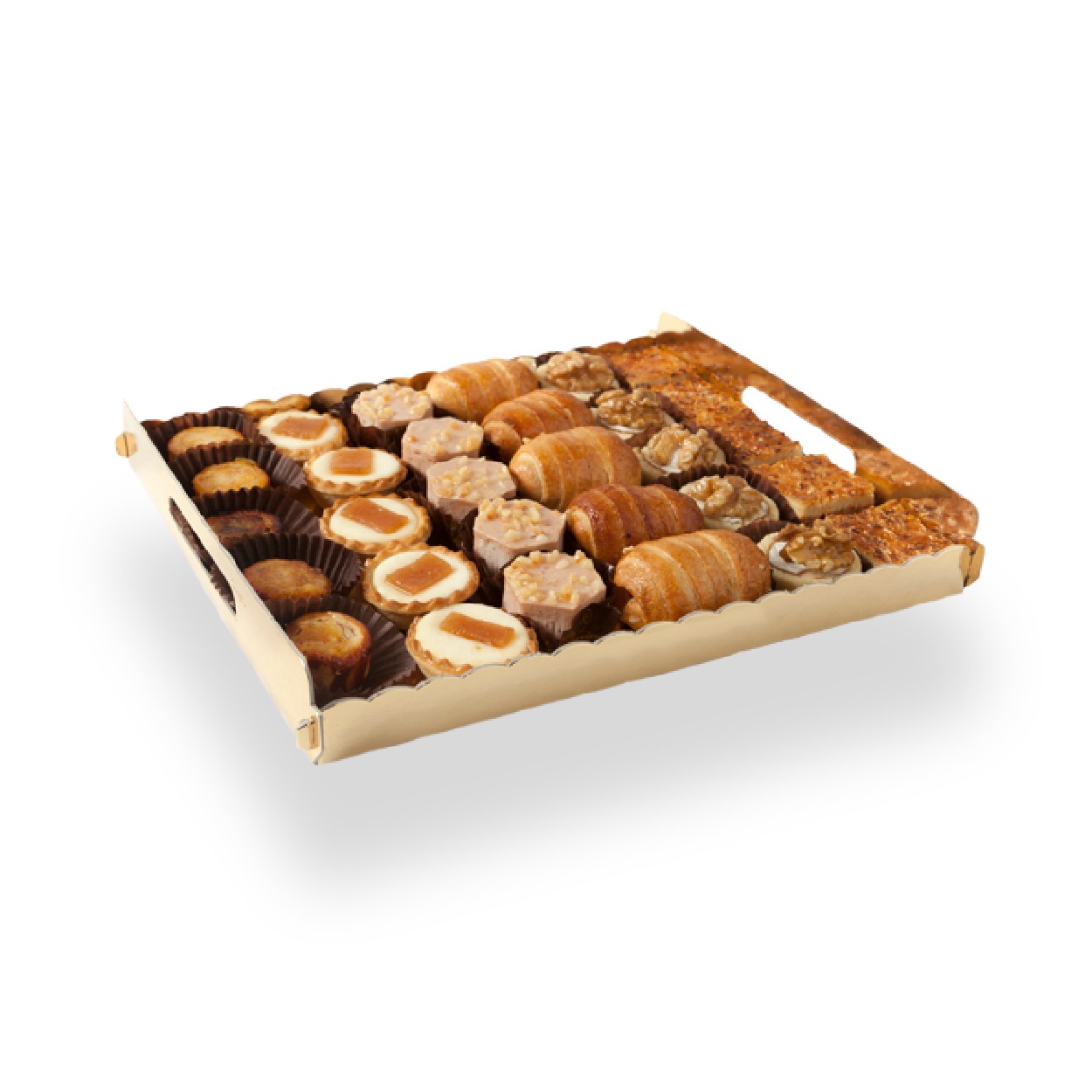 Bandeja de canapés salados