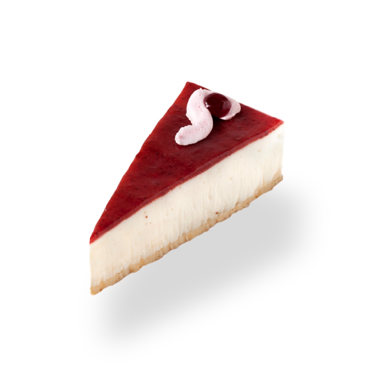 Pastel de queso y fresa