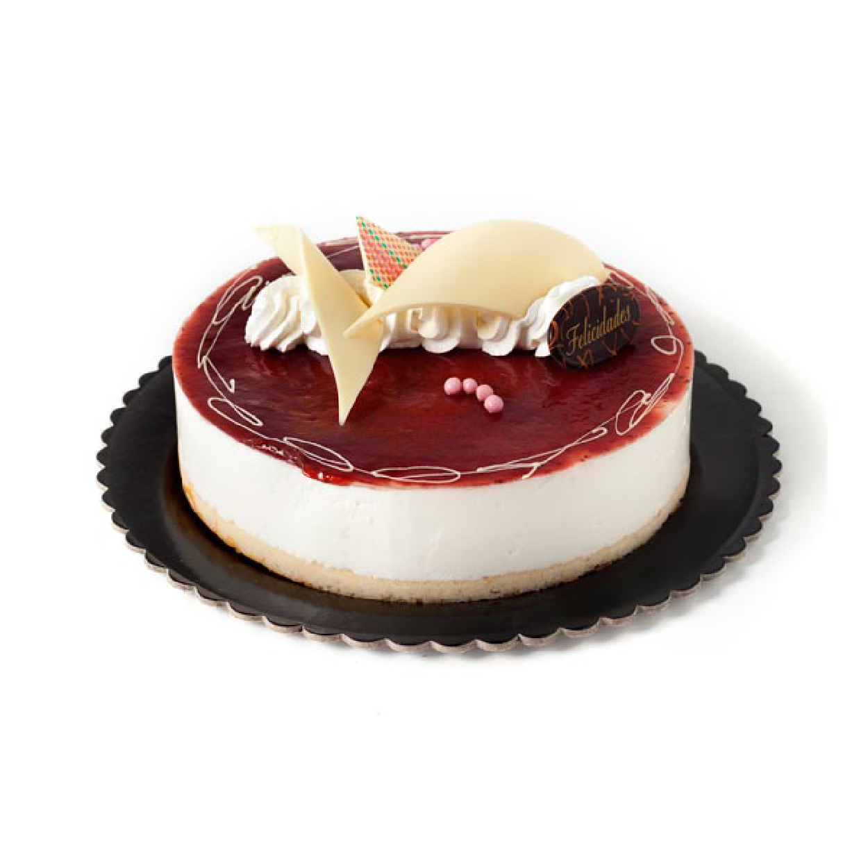 Tarta de queso y fresa